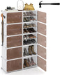 6/8/10 Tier Shoe Storage Cabinet with Removable Shelves
