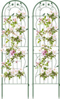 2/4 Pack Garden Trellis, 180/220 x 50cm Galvanized Steel Trellis for Climbing Plants