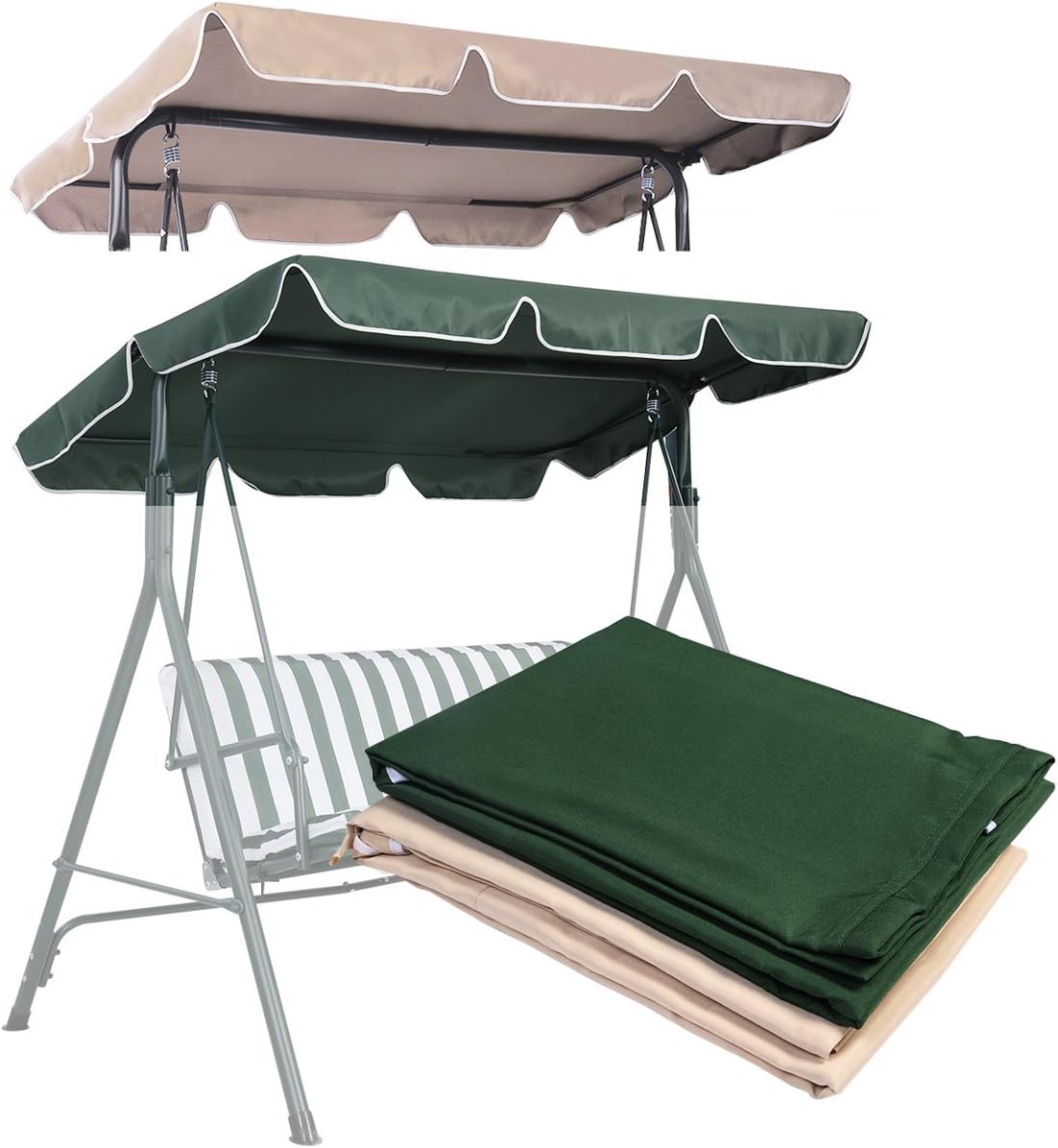 109 x 196cm Replacement Canopy Cover