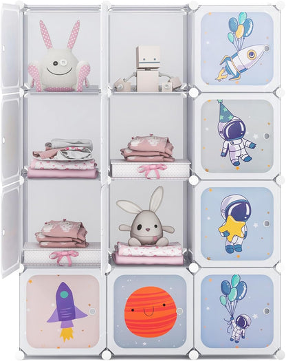 8/12 Cube Portable Kids Wardrobe with Hanging Section