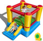 Inflatable Bounce House with Slide and Carrying Bag without Blower