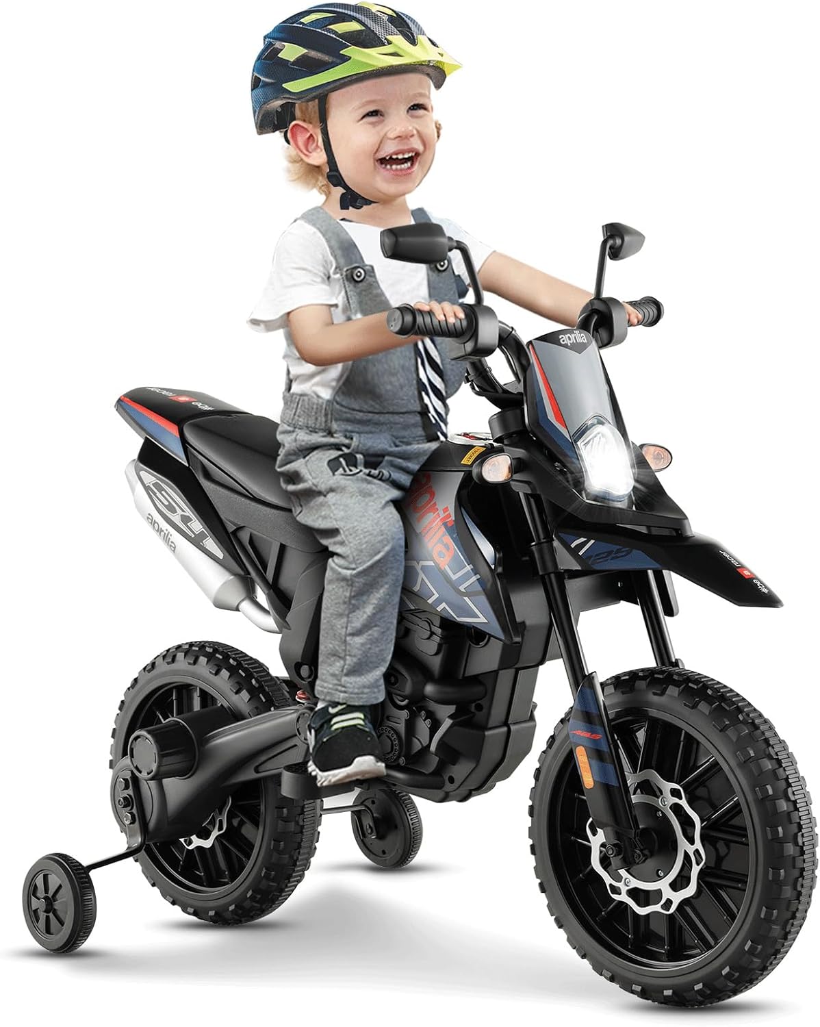12V Battery Powered Toddler Motorbike with Music for 3-8 Years Old Kids