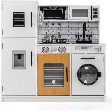 Play Kitchen Toy Set with Oven and Washing Machine for Aged 3+ Years Old