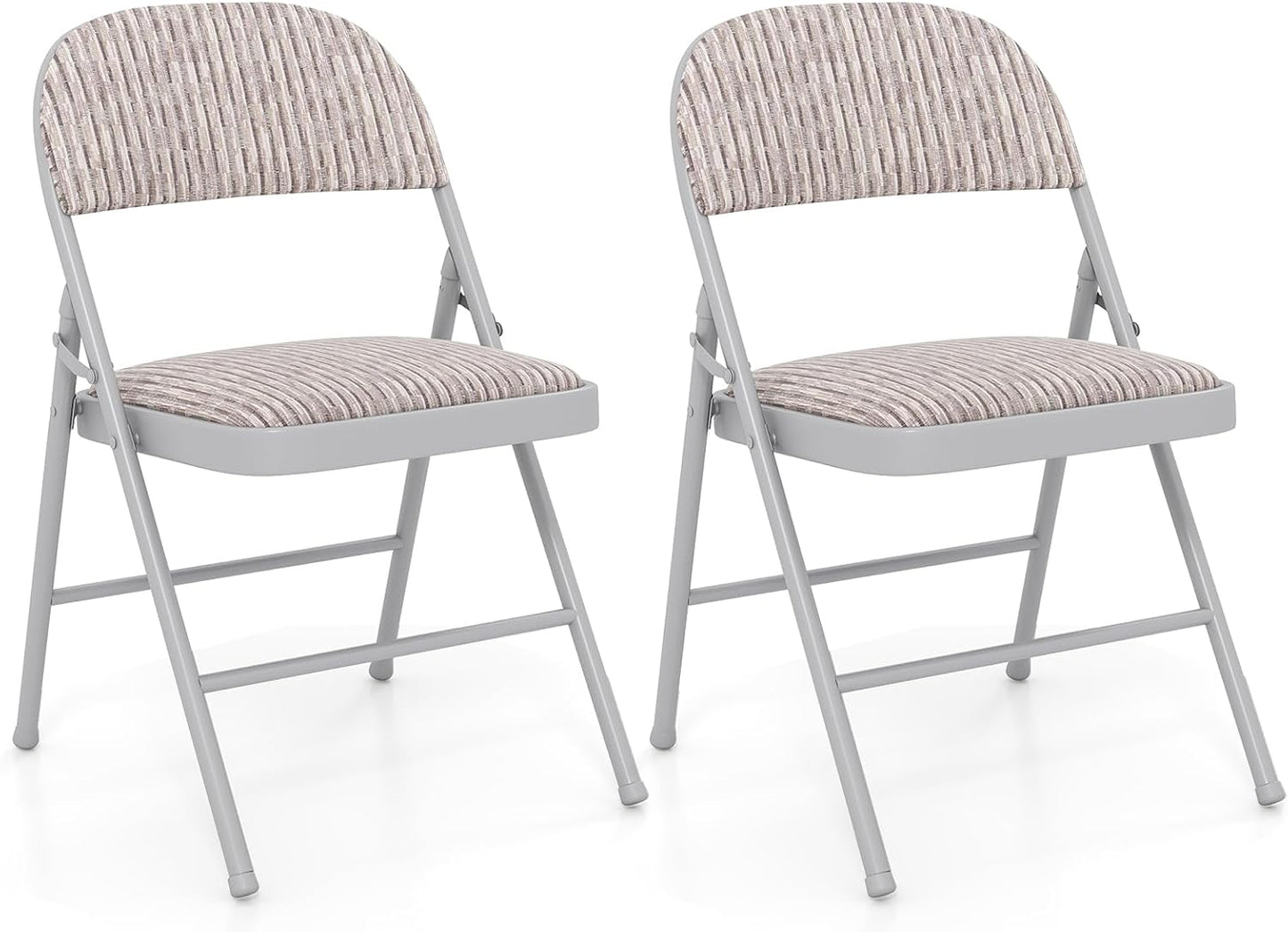 Set of 1/2/4 Folding Padded Party PVC Leather Stackable Chairs