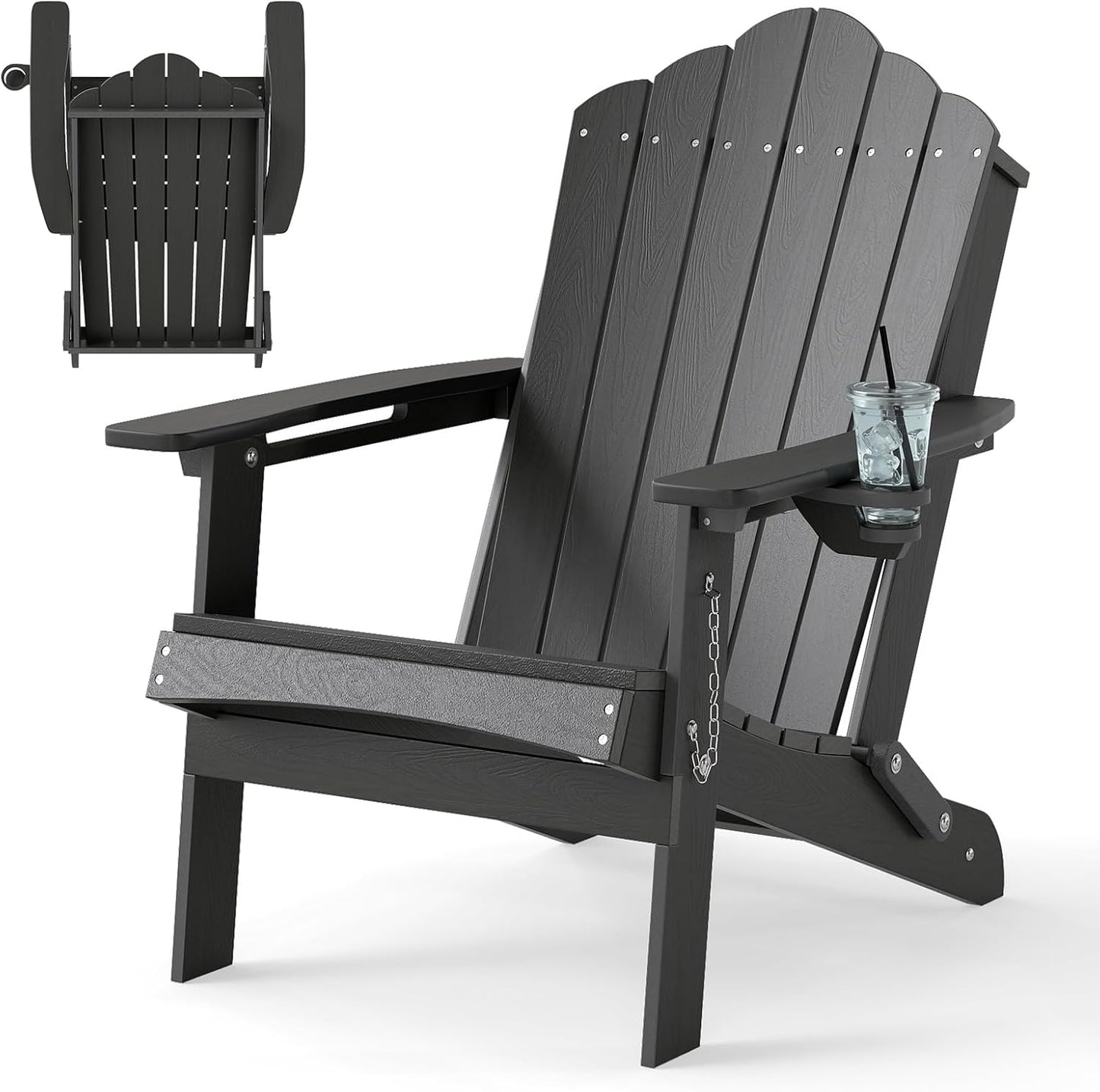 Adirondack Chair, Weather Resistant HIPS Garden Chair