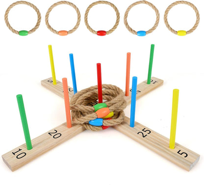 Indoor Outdoor Portable Throwing Game Toy for Beach Backyard Picnic Party