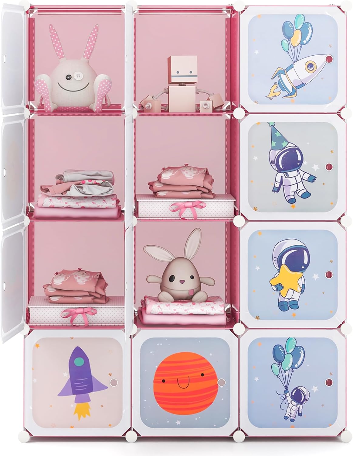 8/12 Cube Portable Kids Wardrobe with Hanging Section