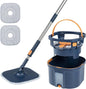Spin Mop and Bucket Set Separation Dirty and Clean Water System