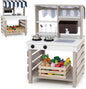 Outdoor Mud Kitchen for Kids with Removable Sink