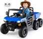 24V Ride on Dump Truck with Electric Dump Bed 4WD with Remote and Music