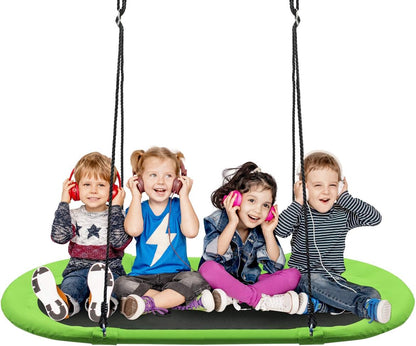 60 inch Kids Nest Swing with Adjustable Hanging Ropes