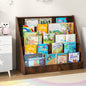 4-Tier Kids Bookshelf with Deep Compartments for Kids Bedroom