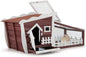 Outdoor Wooden Rabbit Hutch with Asphalt Roof