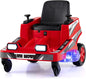 12V Ride on Lawn Mower for Kids with Dual Control Sticks and LED Lights