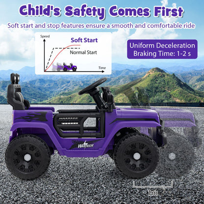 12V Kids Ride on Truck Car with Remote Control for Kid Over 3 Years Old