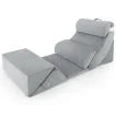 7 PCS Adjustable Support Pillow Set Bed Wedge Pillows with Memory Foam