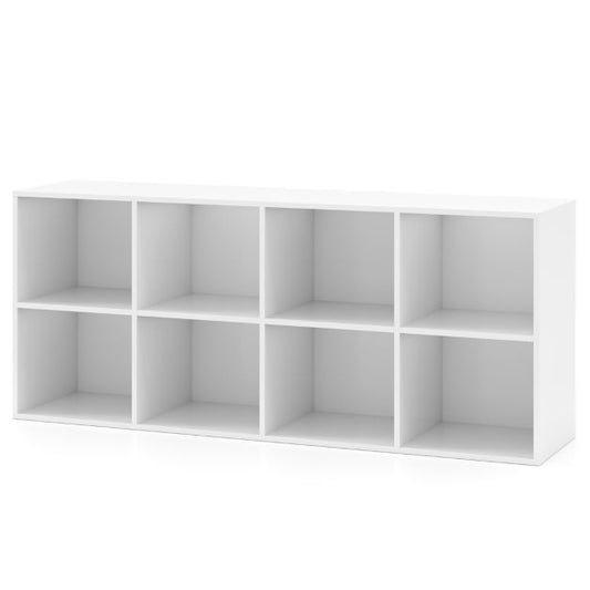 8-Cube Bookcase Bookshelf with 2 Anti-Tipping Kits