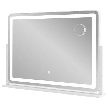 80 x 55 CM Large Vanity Mirror with Touch Control and 3-Color Lighting Mode
