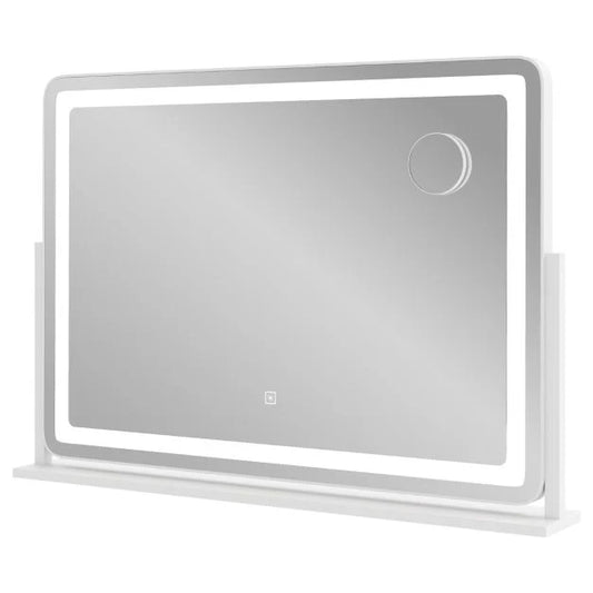 80 x 55 CM Large Vanity Mirror with Touch Control and 3-Color Lighting Mode