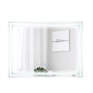 80 x 60 CM LED Bathroom Mirror with 3-Color Dimmable Lights