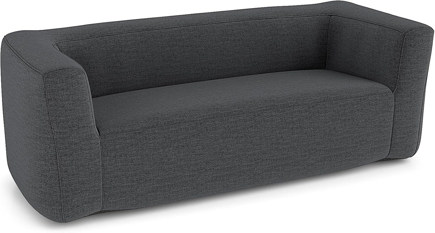 Double Inflatable Couch Portable Blow Up Sofa with Detachable Cover