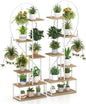 6-Tier Metal Plant Stand Heart-Shape Ladder Plant Shelves
