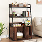 Cat Litter Box Enclosure, Hidden Cats Washroom Furniture with 3-tier Storage Shelves