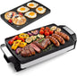 Reversible Grill Griddle 1500W, 2-in-1 Dual Sided Electric Grill