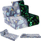Glow In the Dark Kids Couch with Washable Zippered Covers and Extra Pillow