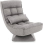 4-Position Adjustable Floor Chair with Swivel Base
