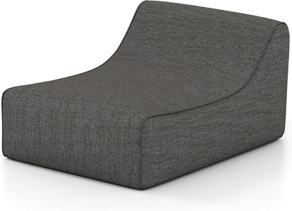 Inflatable Lounge Chair Ergonomic Blow Up Lazy Sofa with Detachable Cover and Anti-Slip Base