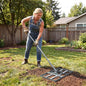 Lawn levelling Rake, 43x 25cm Lawn Leveller with 175cm Adjustment Long Handle
