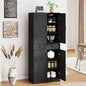 183cm Tall Kitchen Pantry with 4 Barn Doors and 3 Adjustable Shelves