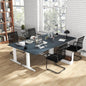 Set of 2 Executive Office Guest Chairs with Metal Sled Base