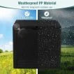 96 L Outdoor Storage Box with Rattan Patterns and Lockable Lid