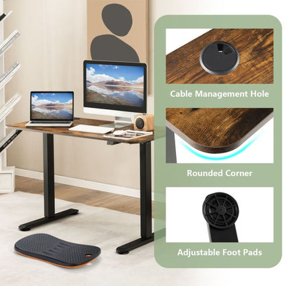 Electric Height Adjustable Standing Desk with Button Controller