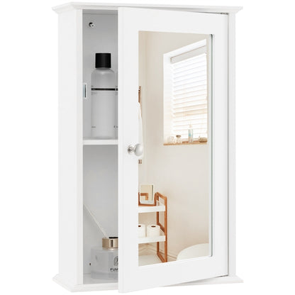 Bathroom Medicine Cabinet with Mirror and Adjustable Shelf