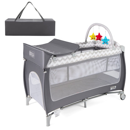 4 in 1 Foldable Travel Cot