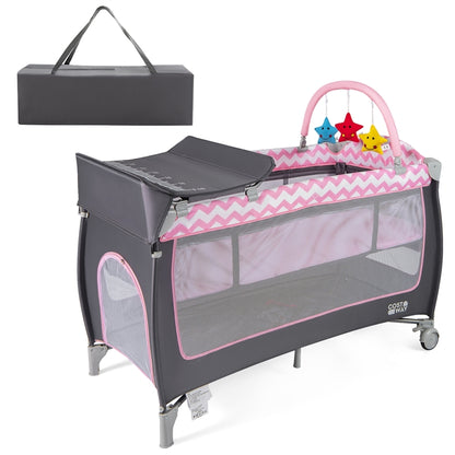 4 in 1 Foldable Travel Cot