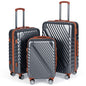 Large/Medium/Small Carry on Suitcase Sets with Premium Wheels and TSA Approved Lock