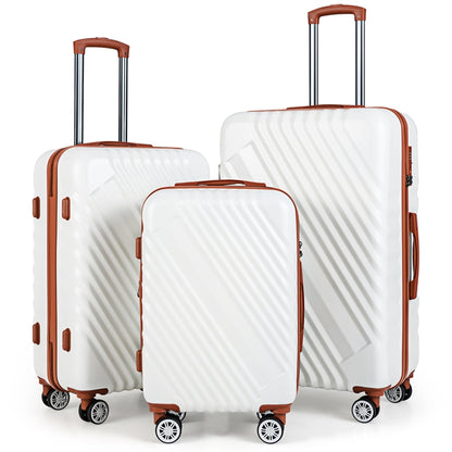 Large/Medium/Small Carry on Suitcase Sets with Premium Wheels and TSA Approved Lock