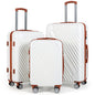 Large/Medium/Small Carry on Suitcase Sets with Premium Wheels and TSA Approved Lock