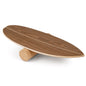Balance Board Trainer for Adults Wooden Balancing Board with Cork Roller and Storage Rack to Exercise