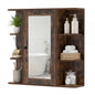3 Tier Mirrored Wall Mounted Bathroom Cabinet