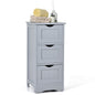 Bathroom Floor Cabinet with 3 Drawers and Cut-Off Handle