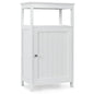 Freestanding Bathroom Floor Cabinet with Single Door and Adjustable Shelf