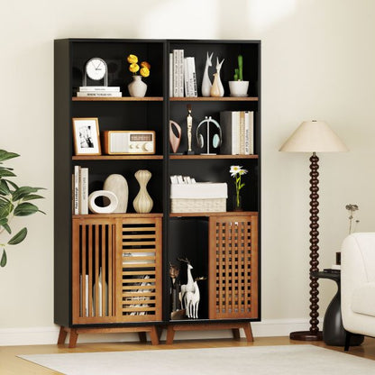 178 CM 5-Tier Bookshelf with Reversible Adjustable Shelf