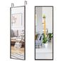 Full Length Wall-Mounted Mirror with Height Adjusting Hooks