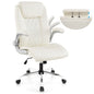 PU Leather Office Chair, Height Adjustable Executive Chair with Rocking Function