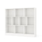 10-Cube Bookshelf Freestanding Storage Organizer with 2 Anti-Tipping Kits